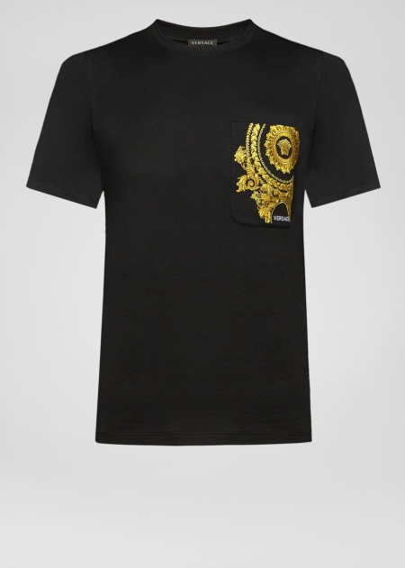 Versace Medusa Embroidered T-shirt Herr - 426750HYU